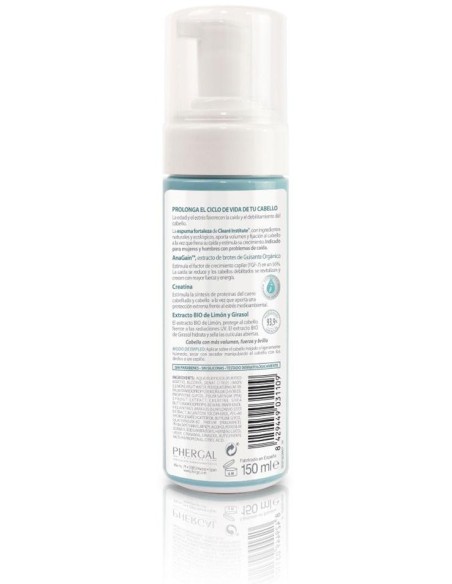 Clearé Institute Espuma Fortaleza Anticaída 150Ml
