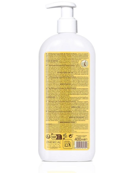 Clearé Institute Champú Camomila 400Ml