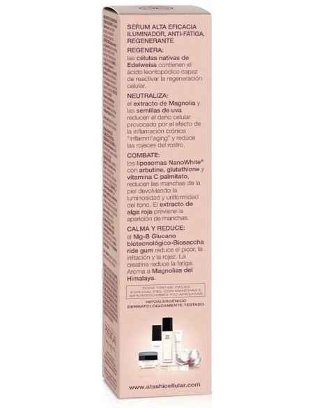 Atashi® Cellular Perfection Skin Sublime Sérum Alta Eficacia Iluminador Antifatiga Regenerante 50Ml