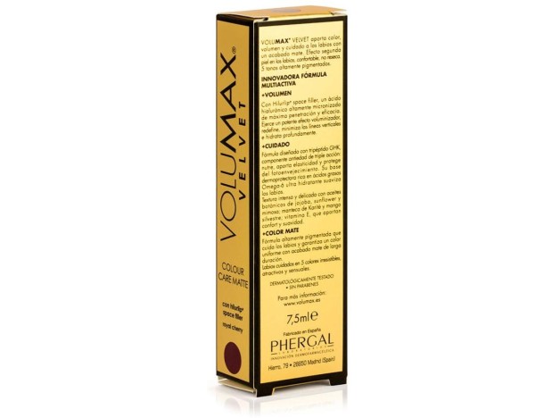 Volumax Velvet Mate Finish Coral Red 7,5Ml.
