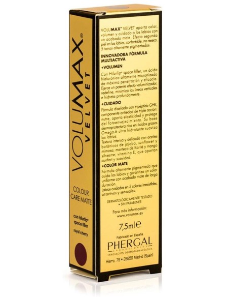 Volumax Velvet Mate Finish Coral Red 7,5Ml.