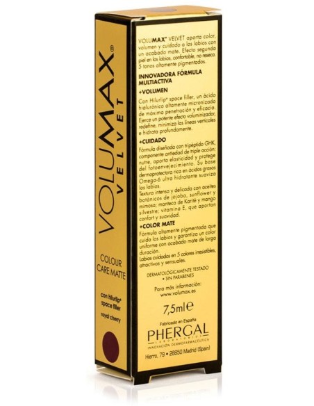 Volumax Velvet Mate Finish Royal Cherry 7,5Ml.
