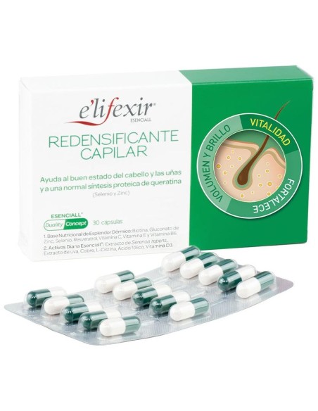 Elifexir Esenciall Redensificante Capilar 30Cap.