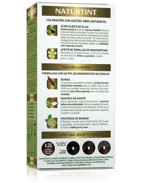 Naturtint Tinte De Cabello 4.35 Marrón Capuchino Intenso 1Ud