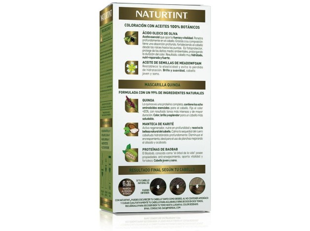 Naturtint Tinte De Cabello 6.31 Marron Almendra...
