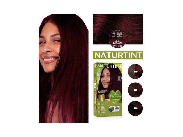 Naturtint Tinte De Cabello 3.56 Rojo Radiante...