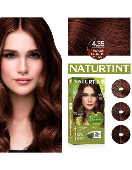Naturtint Tinte De Cabello 4.35 Marrón Capuchino Intenso 1Ud