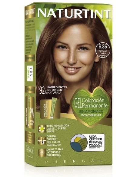 Naturtint Tinte De Cabello 6.35 Castaño Canela Intenso 1Ud