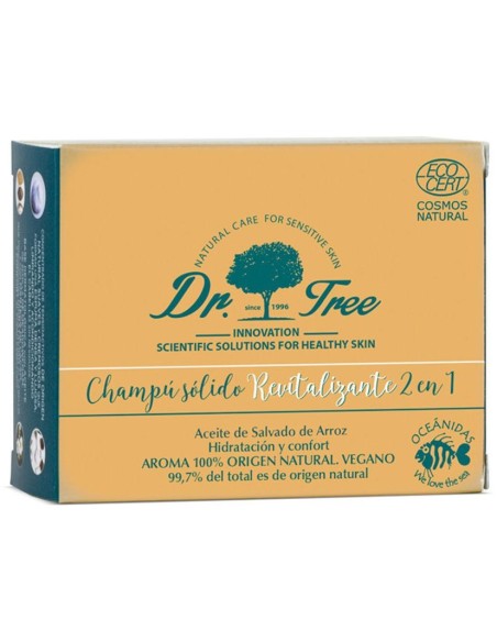 Dr Tree Champu Solido 2 En 1 Revitalizante 1 Pastilla 75G