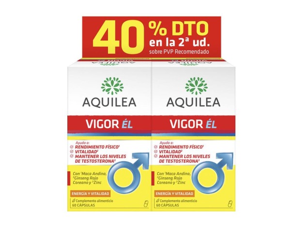 Vigor Él Cápsulas Pack 2 X 60 Cápsulas