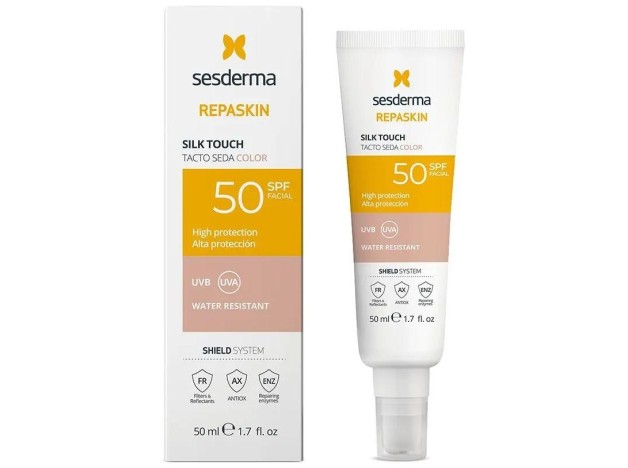 Repaskin Fotoprotector Spf50 Tacto Seda Color 50Ml