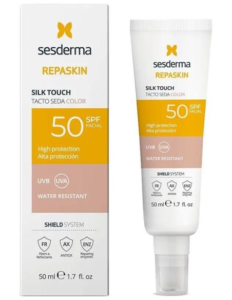 Repaskin Fotoprotector Spf50 Tacto Seda Color 50Ml