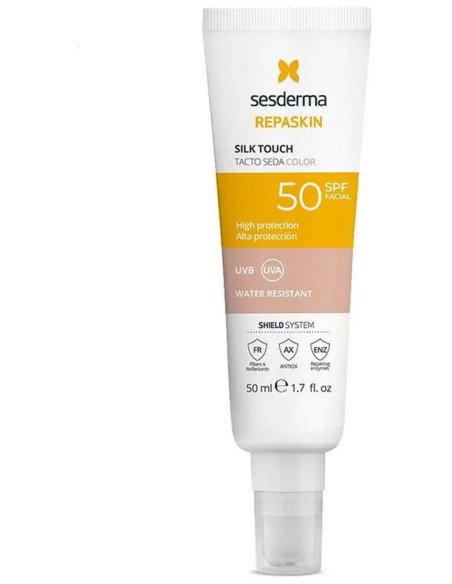 Repaskin Fotoprotector Spf50 Tacto Seda Color 50Ml