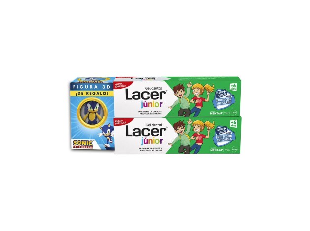 Lacer Júnior Pack Gel Dental Menta 2X75Ml +...
