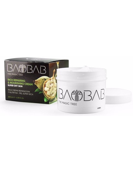 Baobab Rich Repair Moisturiser-Super Dry Skin Cream 200 Ml