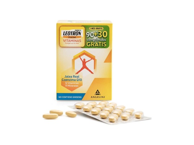 Leotron Vitaminas Comprimidos 90 + 30 De Regalo...