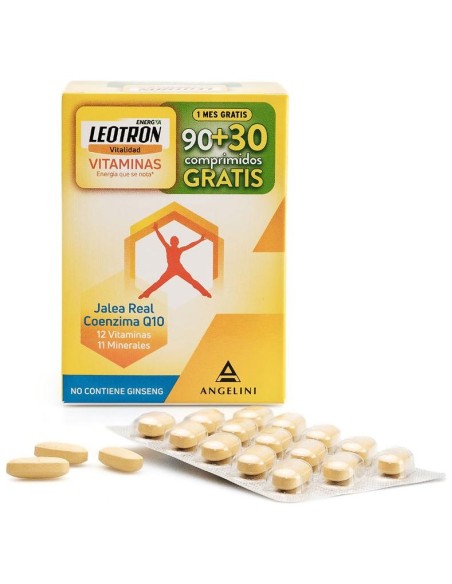 Leotron Vitaminas Comprimidos 90 + 30 De Regalo 120 U