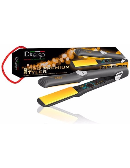 Italian Design Gold Premiun Styler Plancha Cabello 1Ud
