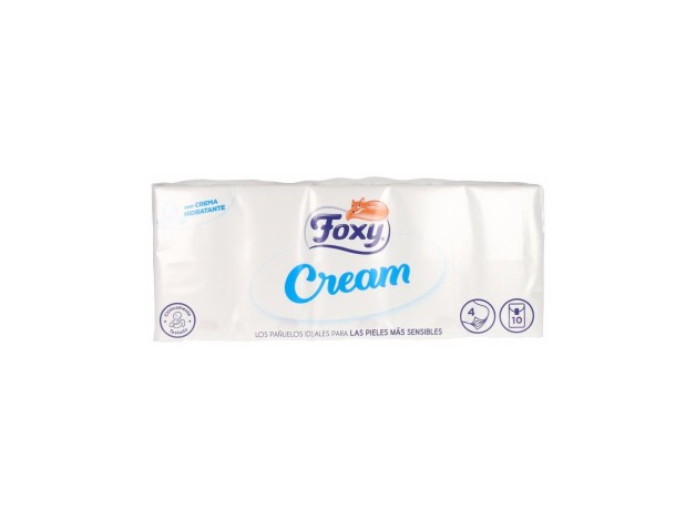 Foxy Cream Pañuelos Pieles Sensibles 10X9Uds