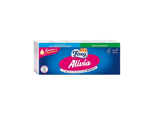 Alivia Pañuelos Cuidado Nasal 10 X 9 U