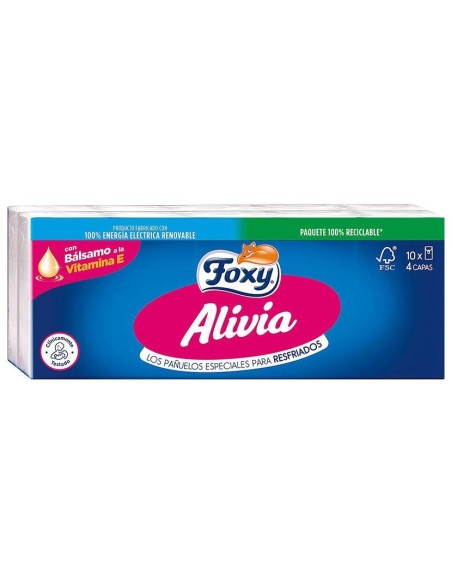 Alivia Pañuelos Cuidado Nasal 10 X 9 U