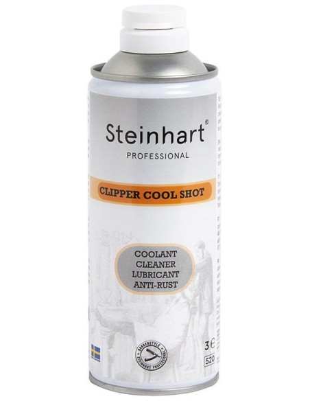 Steinhart Clipper Cool Shot Spray Mantenimiento Cuchillas 400 Ml