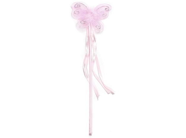 Inca Varita Mariposa Cintas En Rosa 1Ud