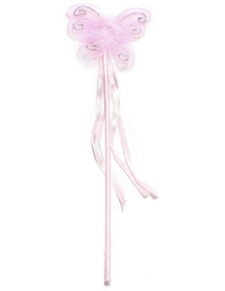 Inca Varita Mariposa Cintas En Rosa 1Ud