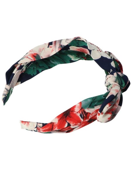 Diadema Forrada De Tela Con Lazo 1 U