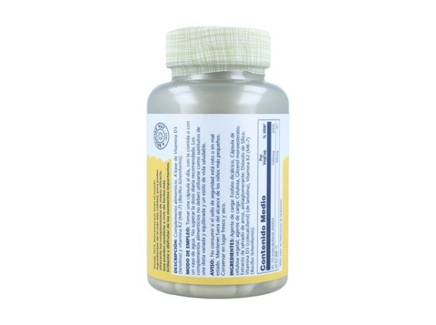 Solaray Vitamina D3+K2 4000Ui 50Mcg 120...