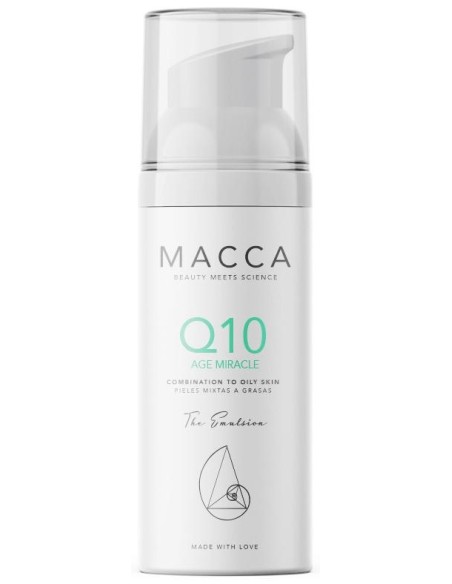 Macca Q10 Age Miracle Emulsion Combination To Oily Skin 50Ml