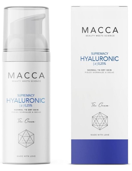 Macca Supremacy Hyaluronic Z 025% Cream Normal To Dry Skin 50Ml