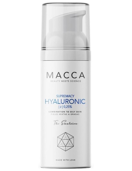 Macca Supremacy Hyaluronic Z 025% Emulsion Combination To Oily Skin 50Ml