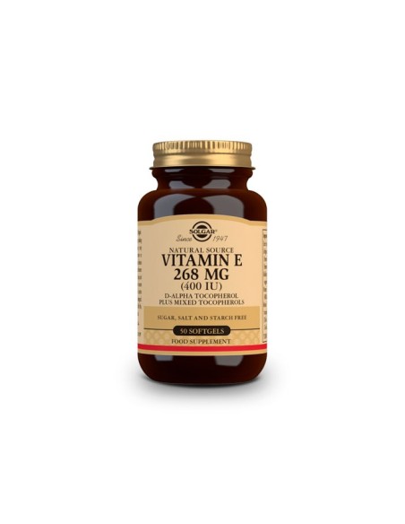 Solgar Vitamina E 268Mg 400Iu 50 Tabletas