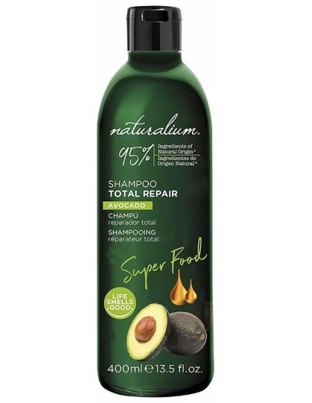Naturalium Super Food Avocado Total Repair Shampoo 400Ml