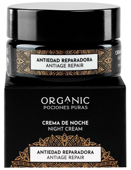 Organic Pociones Puras Crema Noche Antiedad Reparadora 50Ml