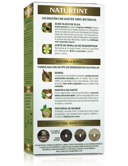 Naturtint Coloracion Permanente 7N Rubio Avellana 170Ml