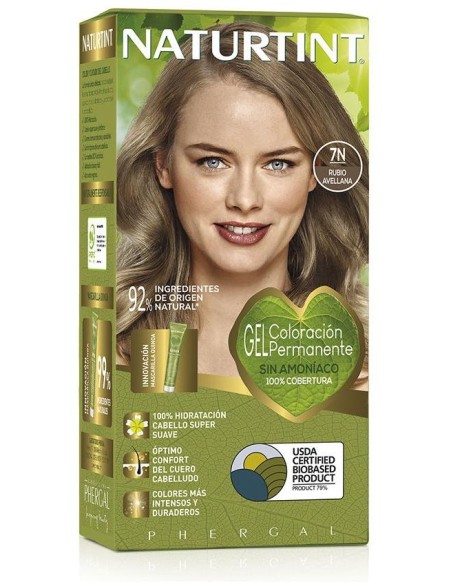 Naturtint Coloracion Permanente 7N Rubio Avellana 170Ml