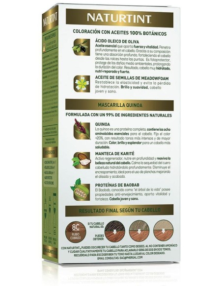 Naturtint Biobased 8C Rubio Cobrizo
