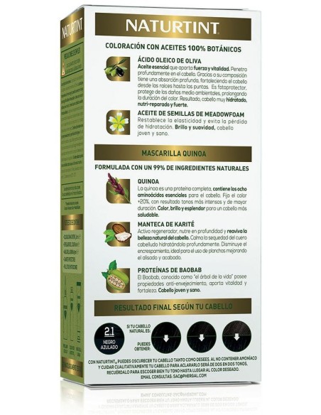 Naturtint 2.1 Negro Azulado 170 Ml