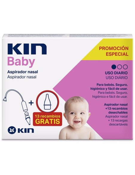 Kin Baby Pack Aspirador Nasal +10 Filtros Rec
