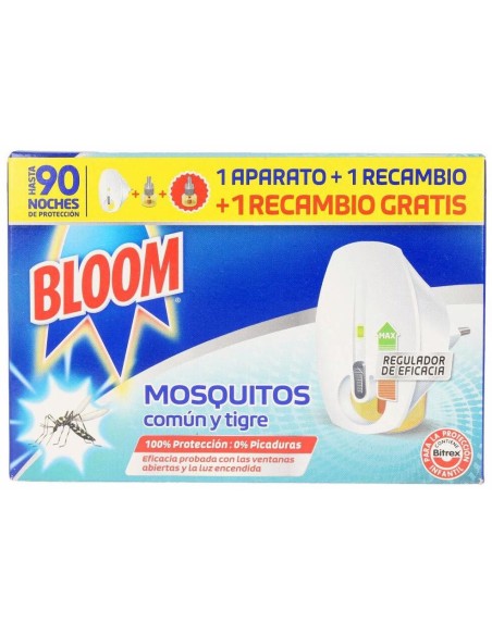 Bloom Insecticida Mosquitos Eléctrico + Recambio 2Uds