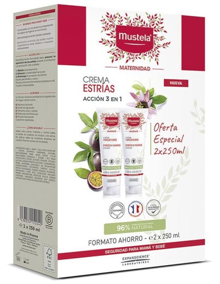 Maternidad Duo Crema Prevención Estrías 2 X 250 Ml