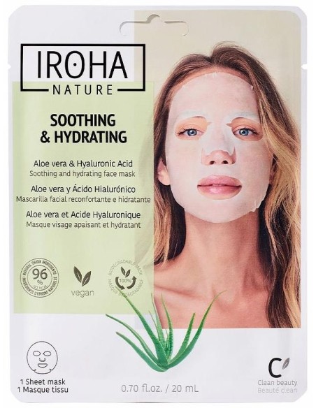 Iroha Nature Mascarilla Aloe+Ah Reconfortante Hidratante 20Ml