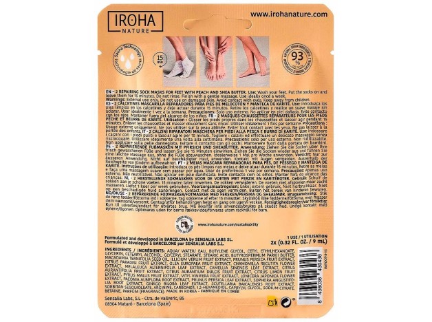 Iroha Nature Repair Medias Peach 1Ud