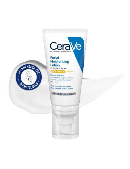 Cerave Loción Hidratante de Rostro SPF30 52 ml