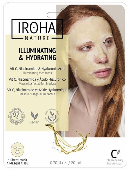 Iroha Nature Mascarilla Vitaminac + Ah Iluminadora Hidratante 20Ml