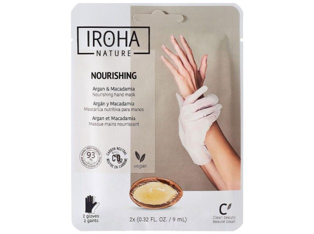 Iroha Nature Guantes Mascarilla Aceite De Argán...