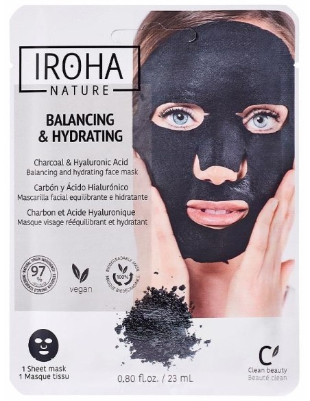 Iroha Nature Mascarilla Carbón Detox E Hidrantante 20Ml