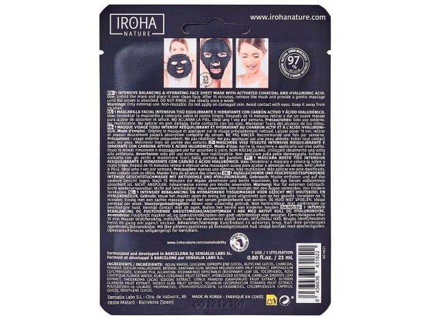 Iroha Nature Mascarilla Carbón Detox E...
